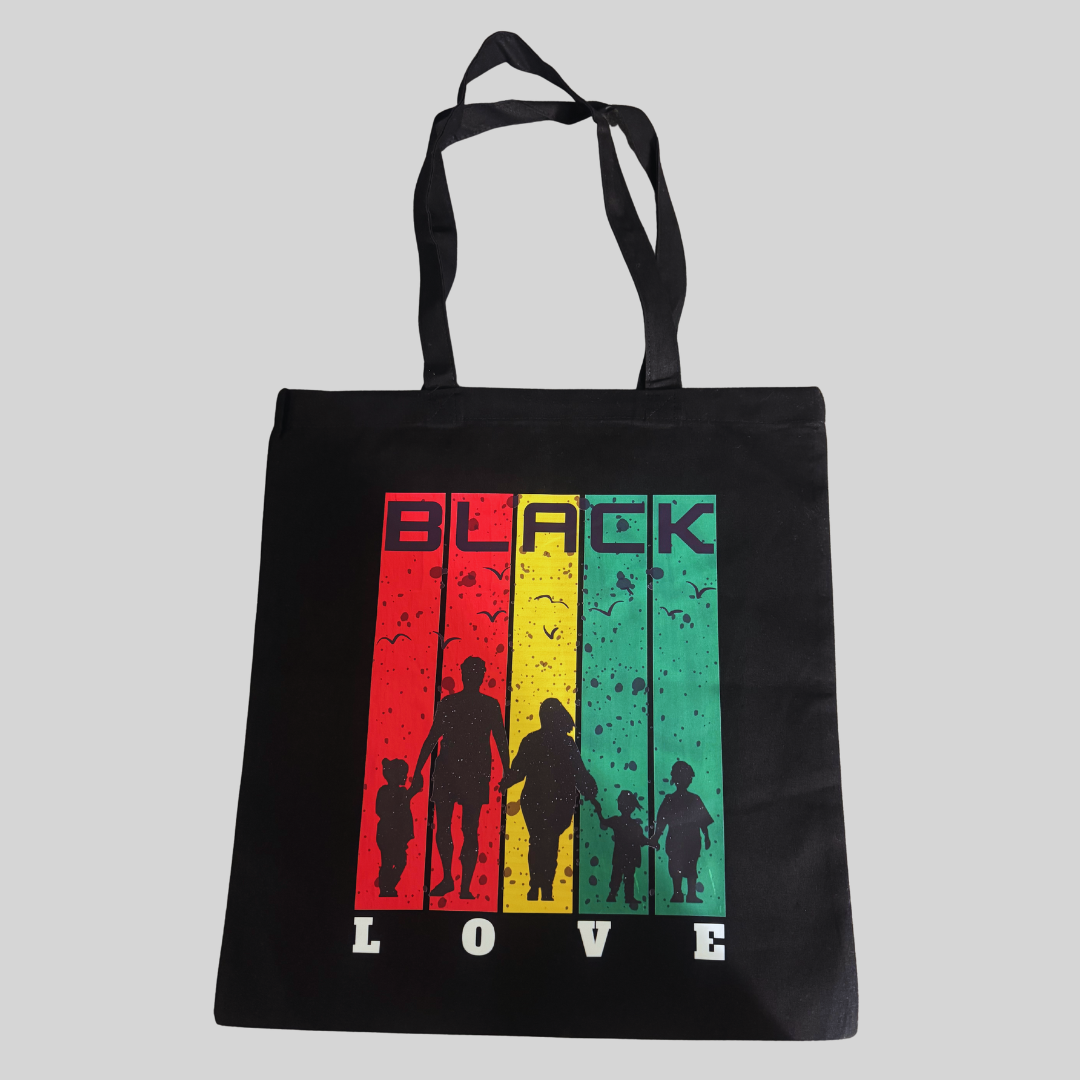 Black Love Black Tote Bag