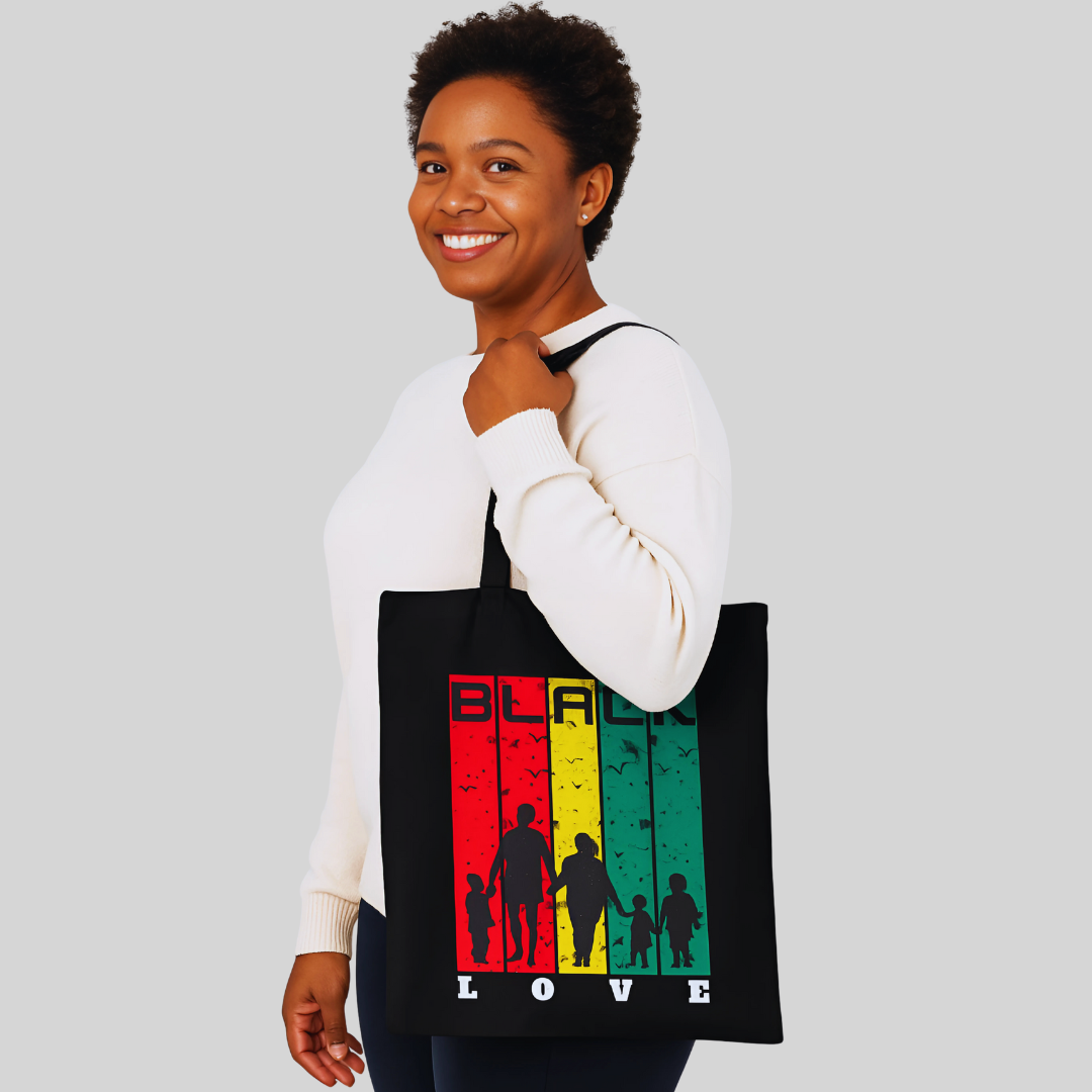 Black Love Black Tote Bag