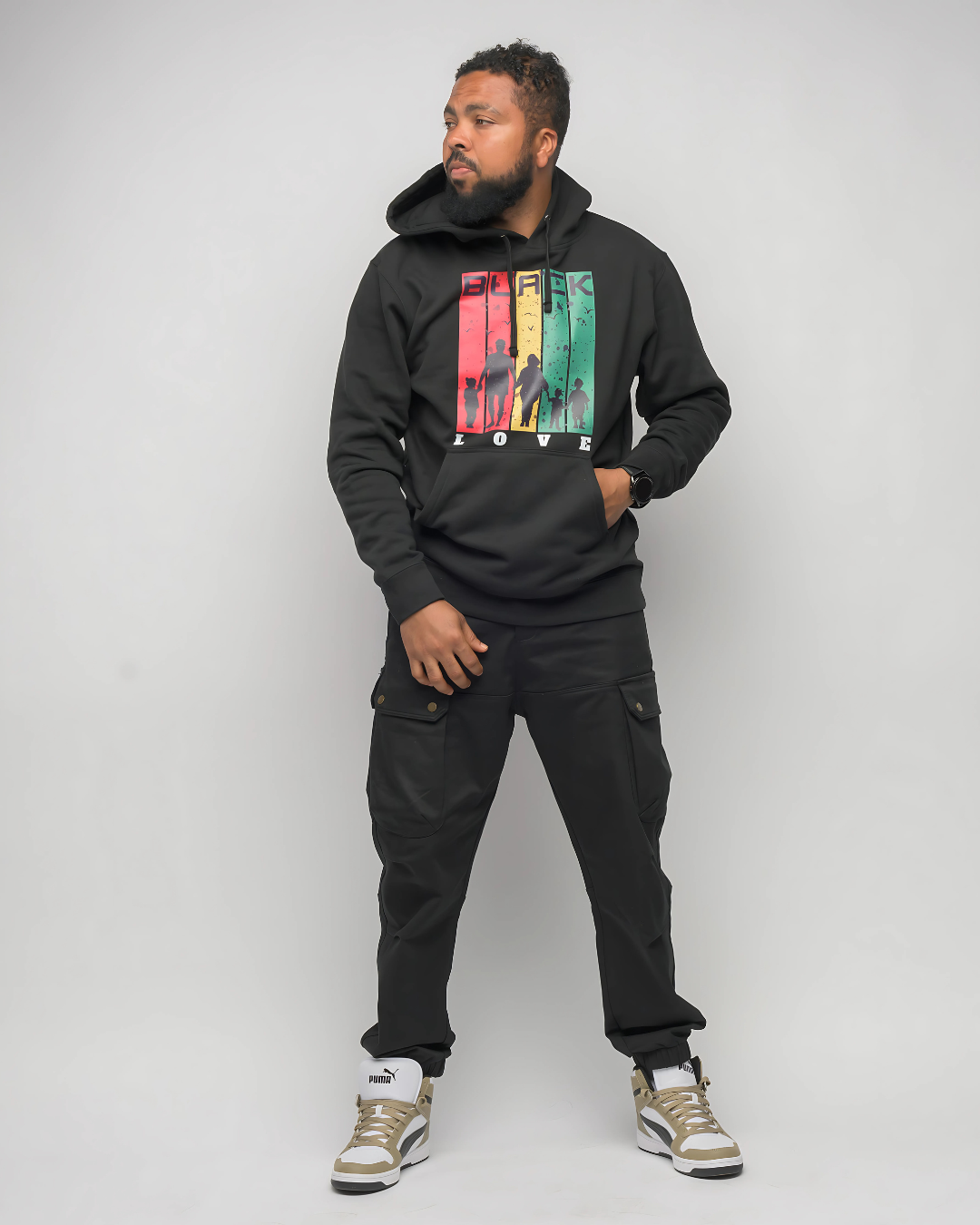 Black Love Black Hoodie